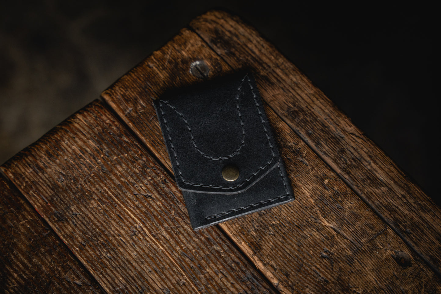 Worry Wallet Apple AirTag Coin Card Cash Handmade Leather Quality Wallet