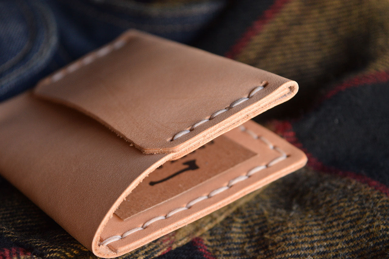 Handmade Leather Insider Wallet Quality Heirloom Craft and Lore
