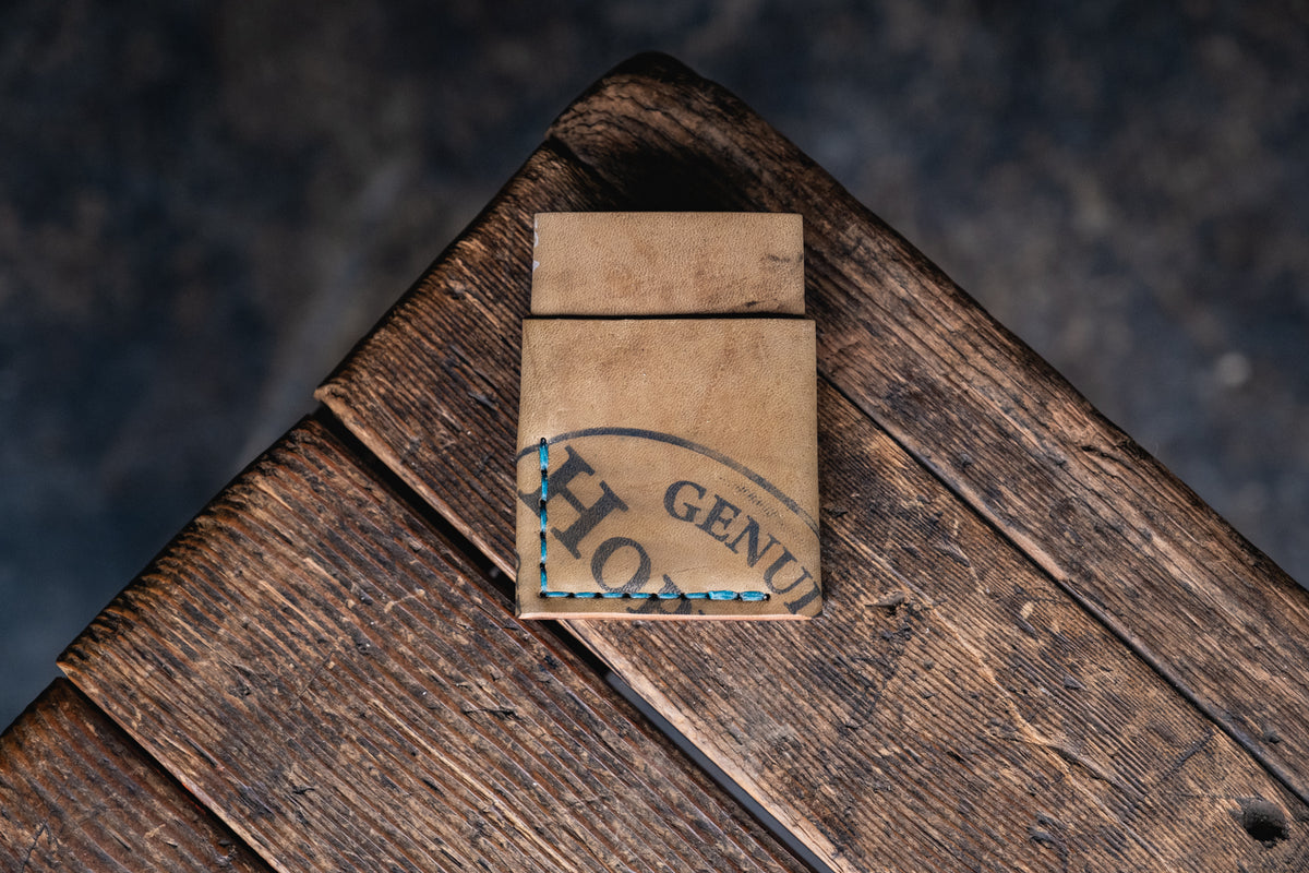 Horween Shell Cordovan Port Wallet by Craft and Lore handmade leather rugged durable minimal card pocket